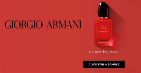 giorgio armani si free sample.